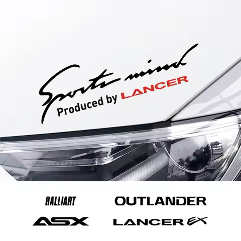 Car Eyebrow Stickers For For Mitsubishi Lancer 10 X 3 9 EX Outlander ASX Ralliart Competition Auto H