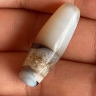 [Mubaozang Chuan] Qing Agate Dzi Dzi Beads Crystal Eye Rare Color Series Pasture Return Tibetan Heir