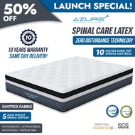 Azure™ Xtra-Firm | 10 Inch Spring Latex Mattress | Zero Motion Transfer | Single, Super Single, Quee
