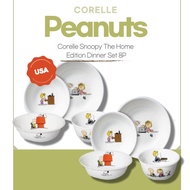 Korea Corelle Snoopy The Home Edition  Dinner Set for Couples, 8 Piece Set