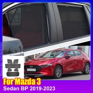 For Mazda 3 Sedan BP 2019-2023 Mazda3 Car Window SunShade Shield Front Windshield Rear Side Curtain Sun Shade Visor