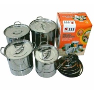 panci Stock Pot 555 Stainless Steel