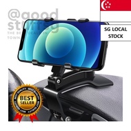[SG FREE 🚚] 360º Rotating Car Phone Holder Handphone Air Vent Windshield Mobile phone Dashboard Clip Mount Stands Rearvi