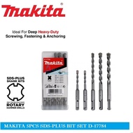 MAKITA D-17784 (5pcs/Set) SDS Plus Drill Bit Set MAKITA 5PC 6/6.5/8/10/12MM SDS Drill Bit Set ✪KA0020