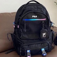 韓國預訂 4色選 Fila 刺繡logo背包 配零錢包