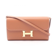 [Used] Hermes HERMES Shoulder Bag Constance Long To Go Gold Leather Constance To Go Gold Women's Use