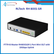 อุปกรณ์กระจายไฟเบอร์ Mini OLT RLTech  RH8001GR  FTTR-B Master Mini OLT with 10Gbps Uplink
