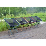 Foldable Outdoor chair Moon Chair Camping chair Beach chair Fishing Chair Folding Chair Kerusi camping high back light