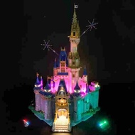 cod MINISO Led Light for The Disney Castle Compatible 43222 71040 Home Decor Not Include Building Bl