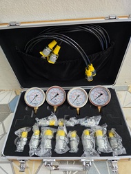 ZEN ชุดเกจวัดแรงดันไฮดรอลิก 10/25/40/60Mpa เครื่องจักร รถขุด อุปกรณ์ทดสอบแรงดันระบบไฮดรอลิก ของแท้ ส