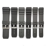 18mm 20mm 22mm 24mm 26mm 28mm Universal Black Silicone Strap for Casio W800H SGW400 F91W F84 F105/108/A158/168 AE1200 Rubber Watch Band