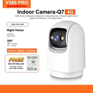 V380 PRO Cctv Q7 Smart 4G Camera CCTV Home Security Camera 360° HD 1080P Wifi CCTV Indoor Night Visi