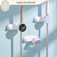 GANTUNGAN ECOCO Multi-function Shower Rack - Shower Hanger Holder Shower Head Holder Bidet Toilet Ba