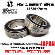 SPINTEC HY 15267 2RS HYBRID CERAMIC JAPAN Bearings for Bike Hubs