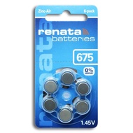 Renata 675 PR44 AG 13 LR44 Battery Renata 675 PR44 Hearing Aid O Battery