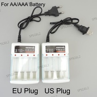 AA/AAA Battery Charger 4 Slots 220V For 1.2V Rechargeable Battery Quick Charger with Cover Protectio