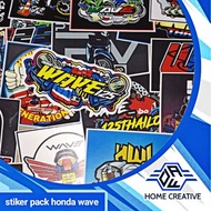 Honda Wave thailand sticker pack Honda Wave community sticker/ Honda Wave community event merchandis