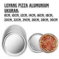 Pizza pan measuring diameter 8cm to 30cm, height 2cm, thickness 0.05mm
