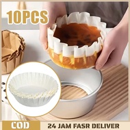 100Pcs Paper Basque Cheese Cake Paper Cheese Cake Kertas Burn Cheese Cake Kertas Loyang Lingkaran Ba