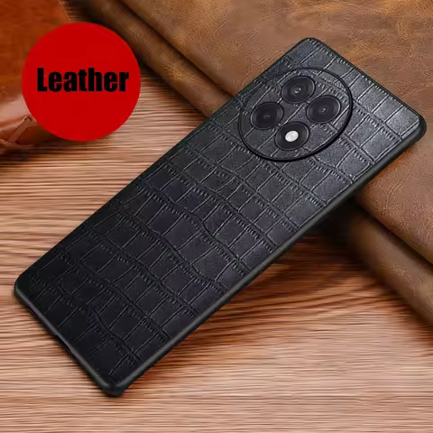 For OnePlus Ace 5 Pro Crocodile Texture Leather Case For OnePlus 13 12 11 10 Pro Protective Back Cov