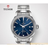 Tudor (TUDOR) Watch Female Fashion Series Calendar Automatic Mechanical Swiss Ladies Watch 28mm m12100-0013 Steel Band Blue Disc Diamond