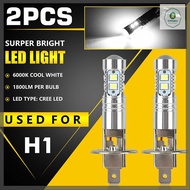 [Jettingbuy] bán chạy 1 cặp H1 Bóng Đèn Pha Led ô tô siêu sáng đèn pha đèn xe ô tô