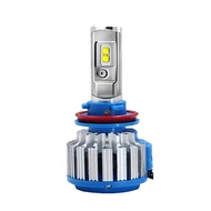 T1 LED Bóng Đèn Pha Ô Tô H1 H4 H7 H8 H9 H11 9005 9006 Đèn Sương Mù Tự Động Chạy Bộ Xi Nhan CANBUS 12