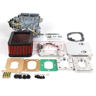 cod SherryBerg Fajs EMPI Weber DGES Carb Carburetor + Adapter Plate Kit + Air Filter (Cleaner 65mm)