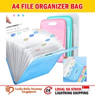 A4 File Organizer Bag / Portable File Folder / Office Documents Storage / Paper Organizer