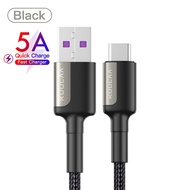 KUULAA 5A USB Type C Super Charge Fast Charging Cable for Huawei Mate 20 Pro P20 Lite USB C Type-C Cable for Samsung Galaxy A30/A50/A70Note 9 S9 S8 Huawei nova 3/4/5/P9/ MediaPad M5/M6 Honor Play Data Cable
