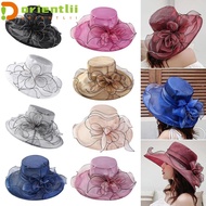 ORIENTLII Sun Hat Fashion UV Protection Outdoor Organza Hat