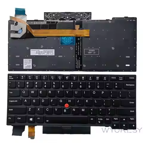 US laptop keyboard for Lenovo ThinkPad x280 A285 x395 x390 WA