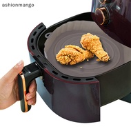 【AMSG】 23cm Air Fryers Oven Baking Tray Fried Chicken Basket Mat Air Fryer Silicone Pot  Replacemen Grill Pan Accessories Hot