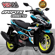 Decal Aerox 155 Connected 2021 2022 Full Body Stiker Aerox 155 Connected 2021 2022 Keren Striping Ae