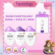 Facetology Bundle Panthenol 5% MINI + Sunscreen SPF 40 PA+++ 40ml | Lookbeauty.id