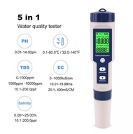 PH Meters 7-in-1  มาใหม่ เครื่องวัด ค่า PH / TDS / EC / ORP / น้ำทะเล / Salinity / อุณหภูมิ เครื่องว