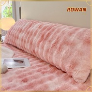 ROWANSG Plush Pillowcase, Extended Size Soft Pillow Covers,  Imitation Rabbit Fur 48x120 48x150 Mult