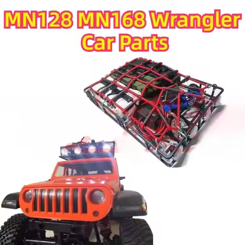 MN128 MN168 Wrangler RC Car Parts Upgrade Modified Car Roof Light Can Light The Car Decoration Lugga