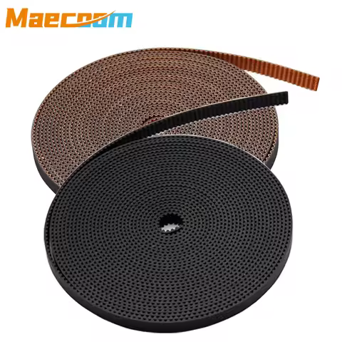5m/10m//20m/50m/lot GT2-6mm / 10mm Open Timing Belt GT2 Belt Rubber Aramid Fiber Cut To Length for 3