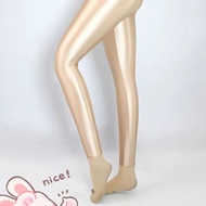 COD 2026 Oily Glossy Silky Leggings Five-point Leggings Cropped Pants COD LJCE
