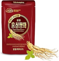 Kwangdong Red Ginseng Ssang Hwa Jin - Traditional Korean tea for restoring energy, immune support, and cold relief (100ml x 10 pouches total)