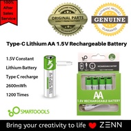 Smartools Type-C Lithium AA 1.5V Rechargeable Battery
