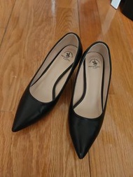 Beverly Hills Polo Club Black Flats