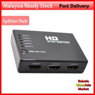 3/5 Ports HD Switch 4k1080p Splitter Hub with Remote Control
