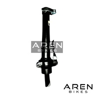 HANDLEPOST 22.2 SEPEDA LIPAT SELI HANDLE POST TIANG STIR STANG MINION STANDAR BESI HITAM PENINGGI ST