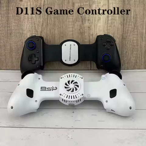 BSP D11S Telescopic Game Controller Mobile Phone Gamepad with Turbo/6-axis Gyro/Vibration for Androi