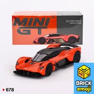 Mini GT 678 Aston Martin Valkyrie Maximum Orange 1/64 Đồ chơi mô hình xe hơi