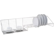 ที่คว่ำจาน เอนกประสงค์แบบติดผนังมีที่วางจานแก้ว-ยาว WORK  รุ่น  M45