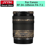 RF24105 F4-7.1 Camera Lens Sticker Coat Wrap Film Decal Skin For Canon RF 24-105mm F/4-7.1 IS STM 24