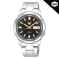 Seiko Men 5 Automatic Men's Silver Stainless Steel Watch SNKK17K1